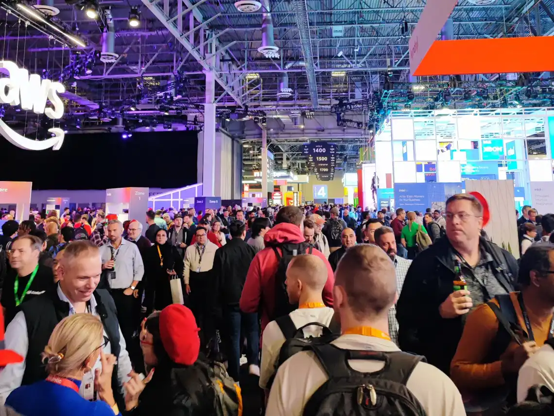 Attendees at the Expo